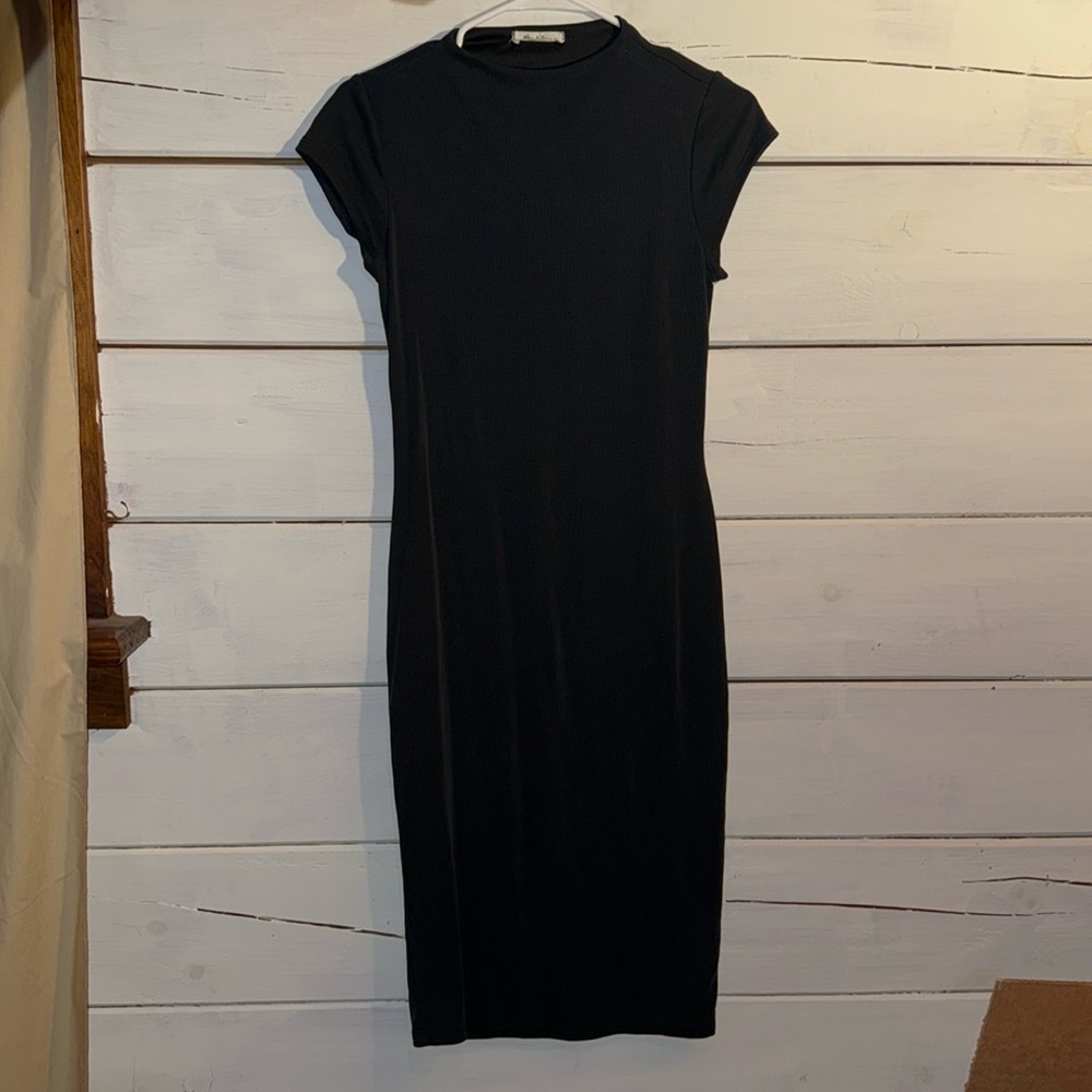 Long form fitted dress